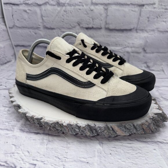 Vans Style 36 Decon SF 721278 Marshmallow Black Shoes Sneakers Sz M 8.5 W 10 - Picture 4 of 13